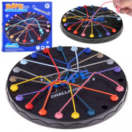 Logical board game LINY - cleverly arrange and untangle strings GR0769 universal