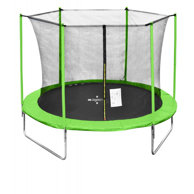 Legoni Trampoline 305 cm Light Green + indoor protective net