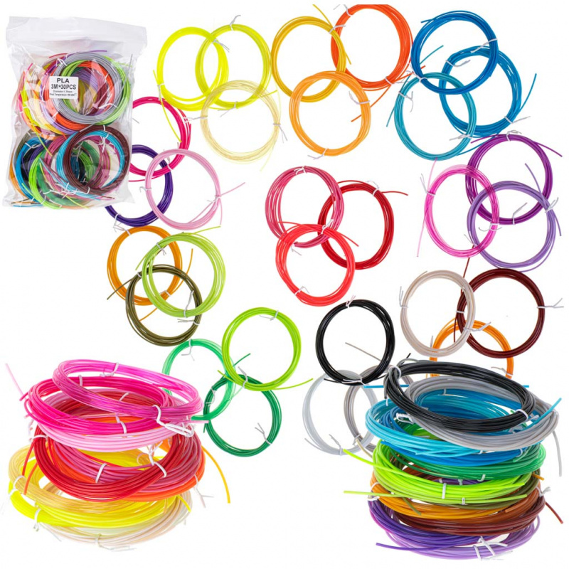 Refills for 3D filament pens 30pcs x 3m
