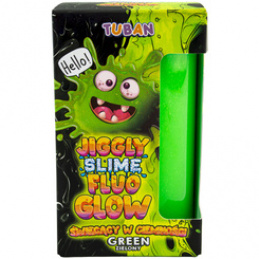 Tuban Jiggle Slime Fluo glow green glowing in the dark 430g ZA5655 universal
