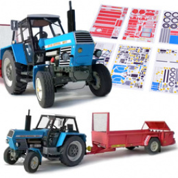 Collectible model for assembly TRACTOR Zetor Crystal 8011 1:32 ZA5889 universal