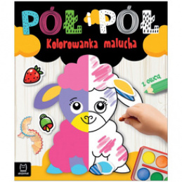 Axiom Half and Half. Toddler coloring book with sheep KS1131 universal