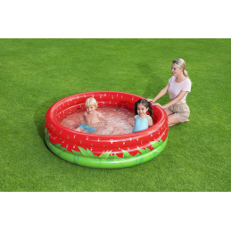 Children's Pool Sweet Strawberry 2+ Paddling Pool 160x38cm BESTWAY + Repair Patch
