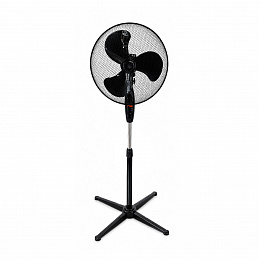 Linder Exclusiv Pedestal Fan Black 6DAZ560 - Second Quality