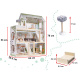 Aga LULILO Wooden dollhouse FLORO LED