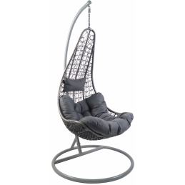 Aga Hanging Chair Caitlin Grey