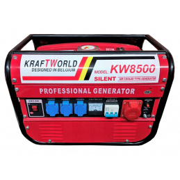 KraftWorld Three-phase petrol generator KW-8500 2 kW