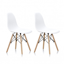 Aga 2x Dining Chair White
