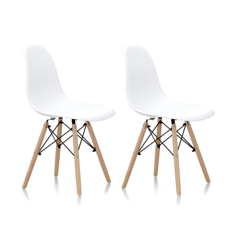 Aga 2x Dining Chair White
