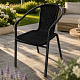 Aga Garden Chair RATAN Black/Black