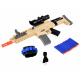Foam rifle with bullets shooting lights ZA3999