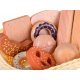 Bread basket with wooden pastry ZA4134
