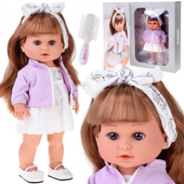 Charming Doll Jaśminka with long hair 38cm in elegant outfit ZA5876 universal