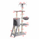 Aga Cat Scratcher 55x34x139 cm Grey