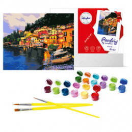 Paint by Numbers Set Evening Italy KHO2760 40x50 AP0019 Universal