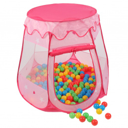 Kiduku Children's play tent with balls Pink