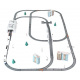 Aga4Kids Railway Track Aga4Kids (9 m) 86 pieces battery-operated