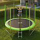 Aga SPORT TOP Trampoline 250 cm Light Green + Safety Net + Ladder