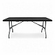 Aga Garden Folding Table 180x74x74 cm Black