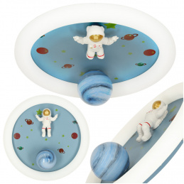 Ceiling LED light for children's room dimmable LUMELA + remote control astronaut