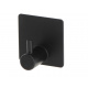 Aga Self-Adhesive Bathroom Hook Black