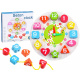Wooden educational clock with sorter ZA3608