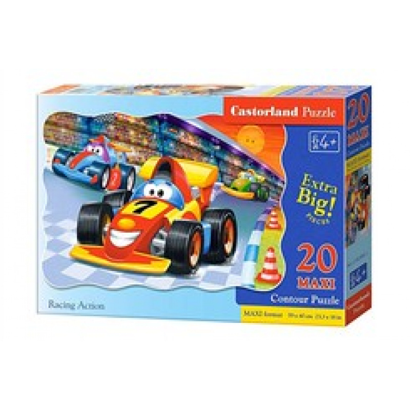 CASTORLAND puzzle 20 MAXI pieces - Racing Action