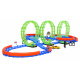 Extreme racing track for kids 3+ Construction pieces 74 pcs. + Car with LED + 360 loops