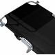 Linder Exclusiv Garden Lounger with Canopy Black