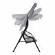 Aga Garden Swing 170x110x153 cm Gray