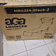 Aga 2x Garden Reclining Sun Lounger with Canopy Black 6DAZ602 - SECOND QUALITY
