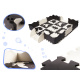 Aga Contrast foam puzzle 30 x 30 cm, 25 pieces Black-cream