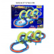 Extreme racing track for kids 3+ Construction pieces 74 pcs. + Car with LED + 360 loops
