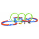 Extreme racing track for kids 3+ Construction pieces 74 pcs. + Car with LED + 360 loops