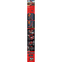 HDS Vehicle Brick Set Red 2828pcs.