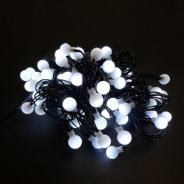 E10D CHRISTMAS LIGHTS WHITE 80 LED 12M