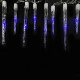 E23A LED ICICLES 20 PCS 6M BLUE