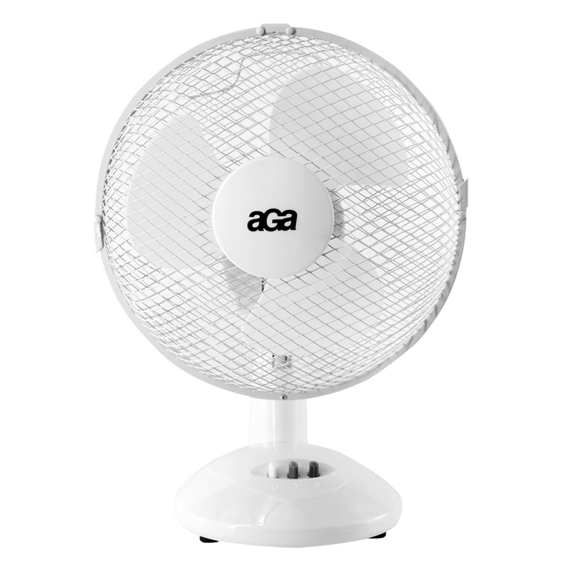 Aga Table Fan 23 cm MR8114 White