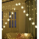 Light curtain 136 LED USB with remote control warm white KS19738
