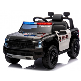 FORD RANGER Raptor BLACK POLICE Car on Battery EVA Leather Pilot LION BATTERY