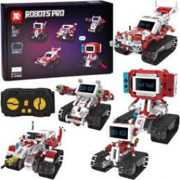 Technical Blocks Robots Pro 5in1 Set with Remote Control and LED Screen RC0741 universal