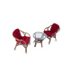 Aga Ratan Set SITA Brown/Dark Red