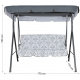 Aga Garden swing MAJKA Prestige Grey