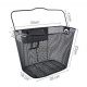 Handlebar basket with clip Black ISO 2355