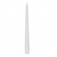 Set of taper candles 40 pcs - White