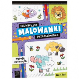 Aksjomat Coloring Book for Preschoolers I Draw Animals KS0785 Universal
