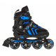 4-in-1 Roller Skates Set for Kids Size 34-38 Blue