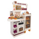 MEGA Kitchen with light, sound, and steam functions + accessories Beige