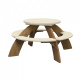 Axi Children's picnic table with umbrella ORION