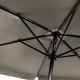 Aga Garden Parasol 300 cm MR2027 Dark Grey